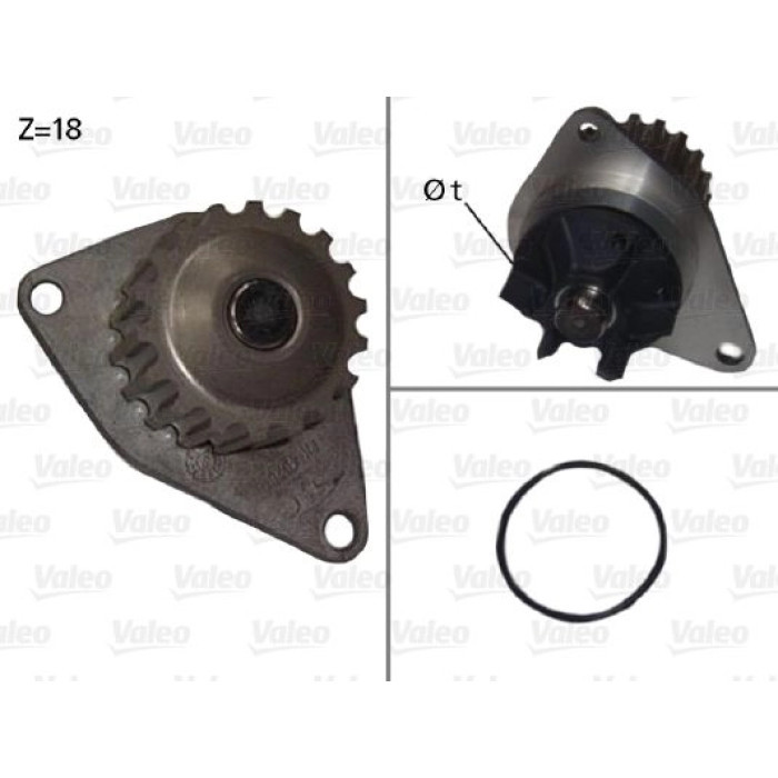 Valeo Wasserpumpe / Kühlmittelpumpe 506721 Valeo Wasserpumpe / Kühlmittelpumpe 506721