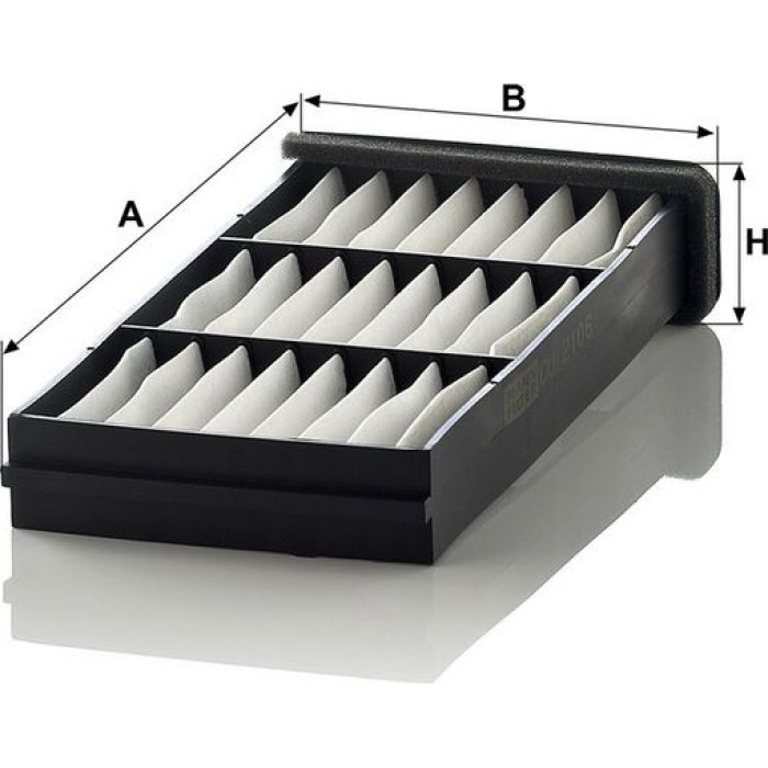 CU 2106-2 MANN-FILTER Innenraumfilter CU 2106-2 CU 2106-2 MANN-FILTER Innenraumfilter CU 2106-2