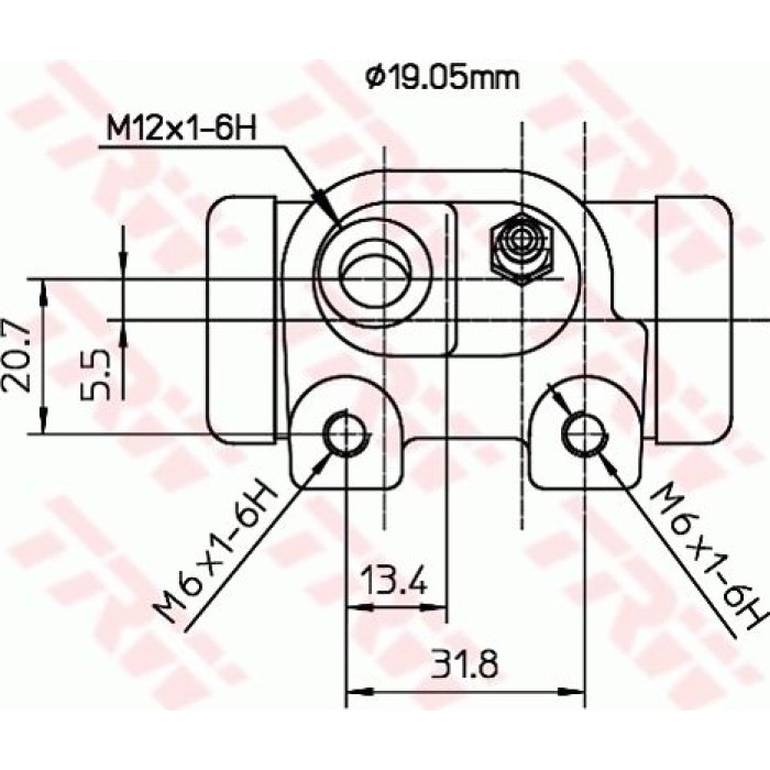 TRW Radbremszylinder BWD182 TRW Radbremszylinder BWD182