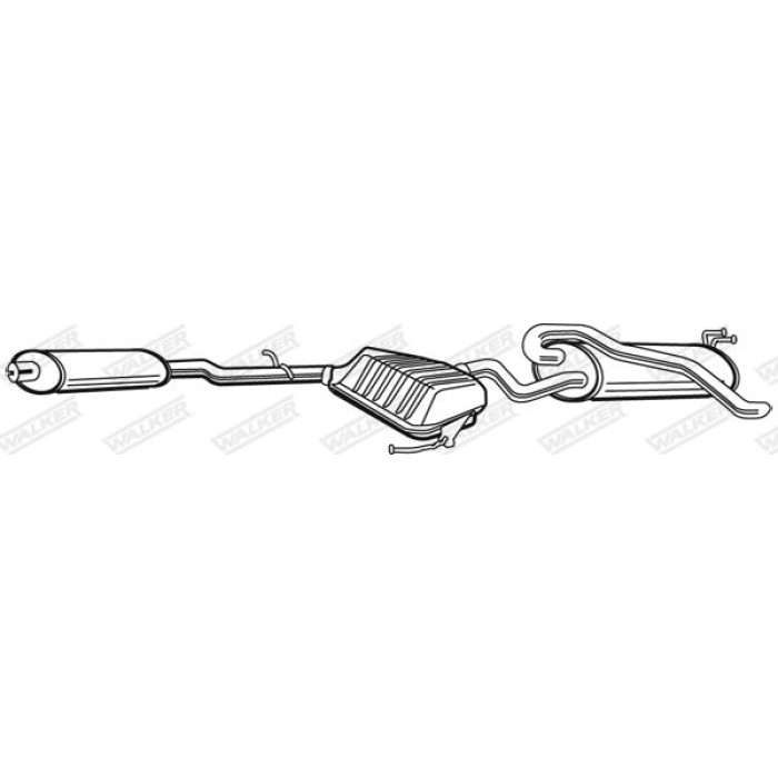 Walker Endschalldämpfer 21466