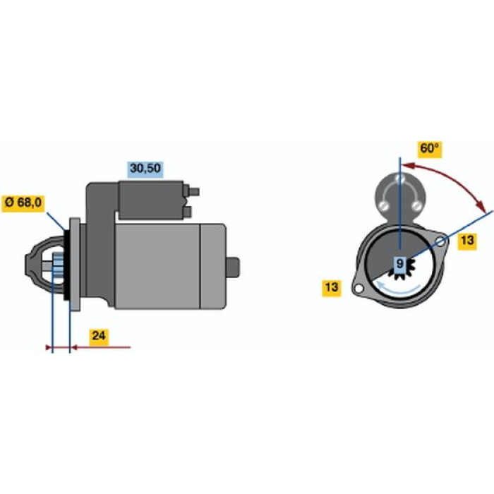 Bosch Starter 0 986 018 840 Bosch Starter 0 986 018 840