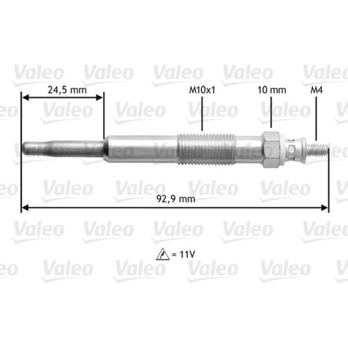 Valeo Glühkerze 345106 Valeo Glühkerze 345106