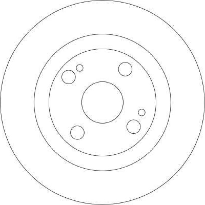 TRW Bremsscheibe Hinterachse DF4278 TRW Bremsscheibe Hinterachse DF4278