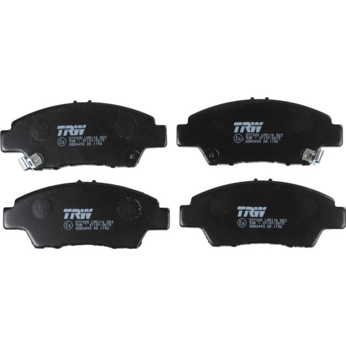 TRW Bremsbeläge Vorderachse GDB3493 TRW Bremsbeläge Vorderachse GDB3493
