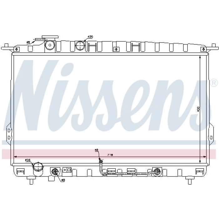 Nissens Wasserkühler PKW 67027 Nissens Wasserkühler PKW 67027
