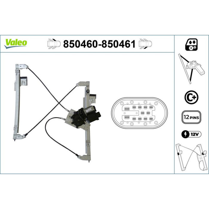 VALEO 850460 Fensterheber VALEO 850460 Fensterheber