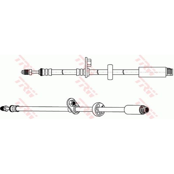 TRW Bremsschlauch PHB664 TRW Bremsschlauch PHB664