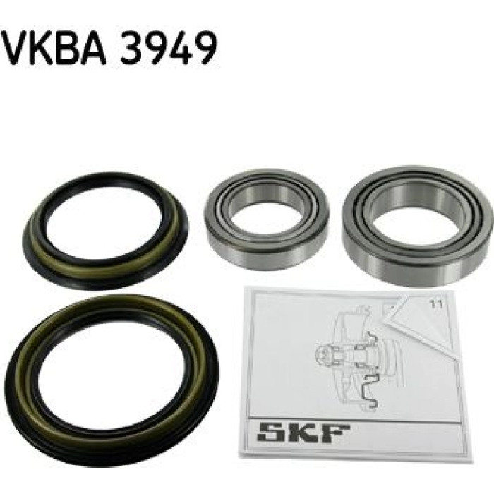 VKBA 3949 SKF Radlagersatz 3949 - Vorderachse VKBA 3949 SKF Radlagersatz 3949 - Vorderachse
