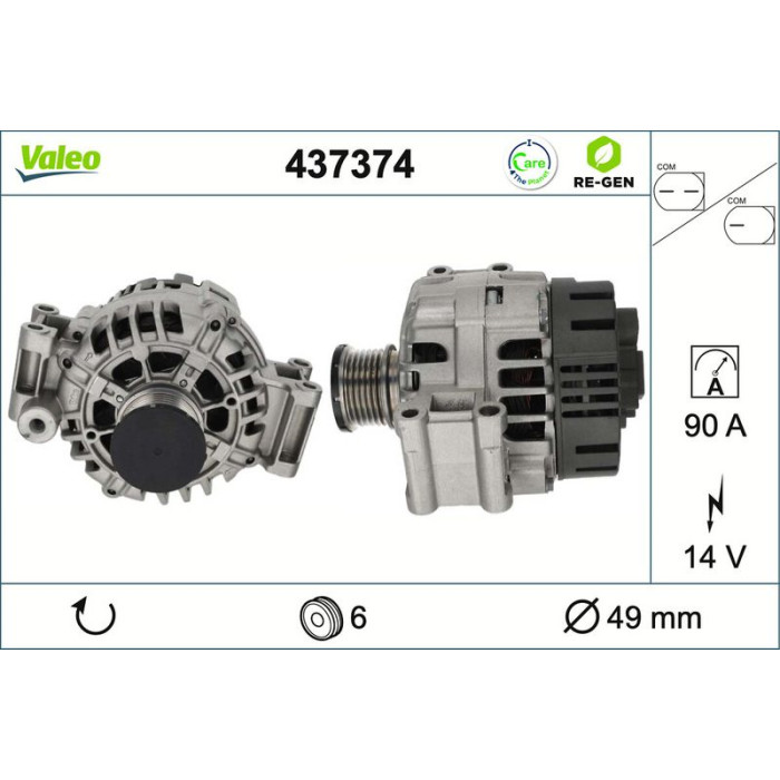 Valeo Lichtmaschine 437374