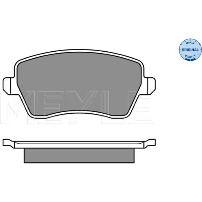MEYLE Bremsbelagsatz Suzuki Swift 05-/Agilla 07-/Splash Mit Sensor 025 244 0317/W MEYLE Bremsbelagsatz Suzuki Swift 05-/Agilla 07-/Splash Mit Sensor 025 244 0317/W