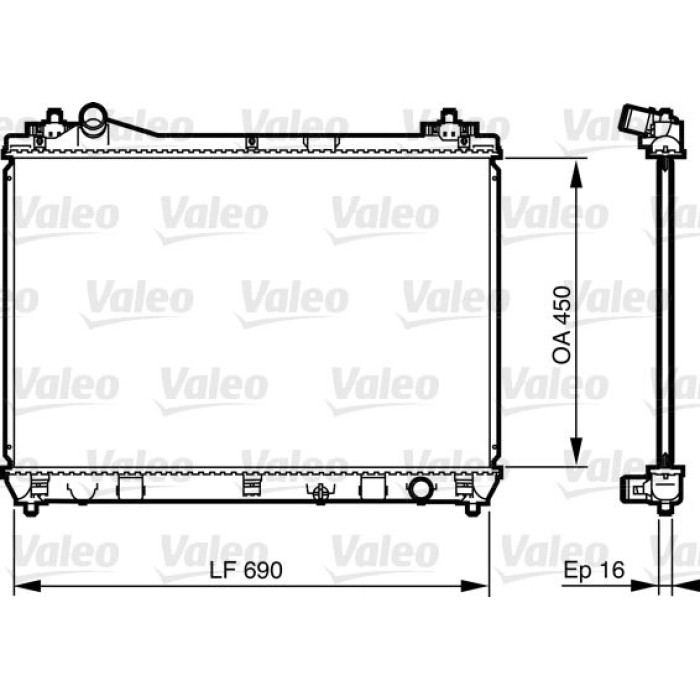 Valeo Motorkühler 735433