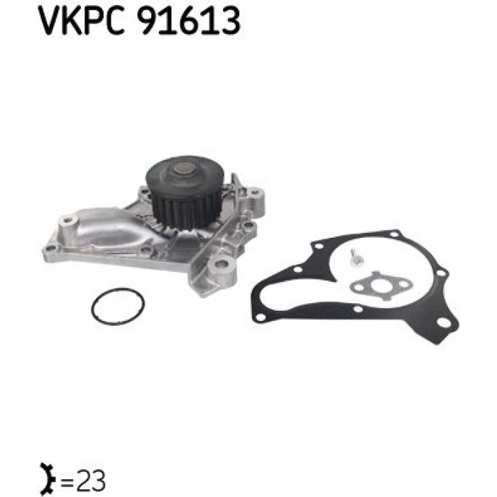 SKF Wasserpumpe / Kühlmittelpumpe VKPC 91613 SKF Wasserpumpe / Kühlmittelpumpe VKPC 91613