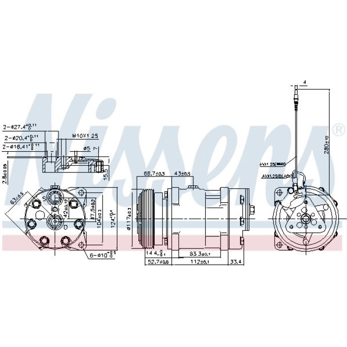 Nissens Klimakompressor PKW 89489 Nissens Klimakompressor PKW 89489
