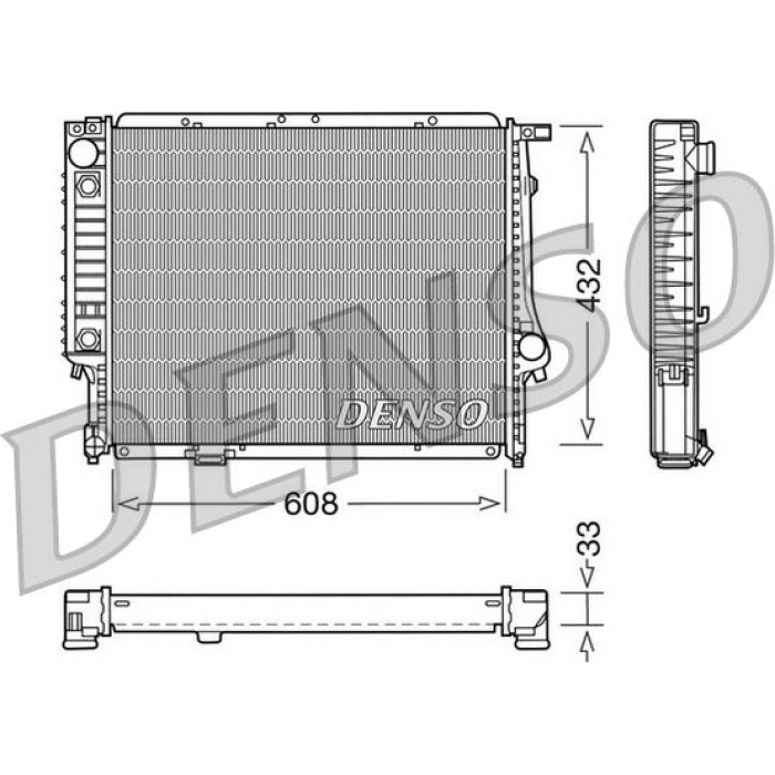 Denso Motorkühler DRM05053 Denso Motorkühler DRM05053