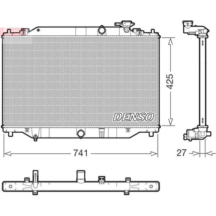 Denso Motorkühler DRM44052 Denso Motorkühler DRM44052