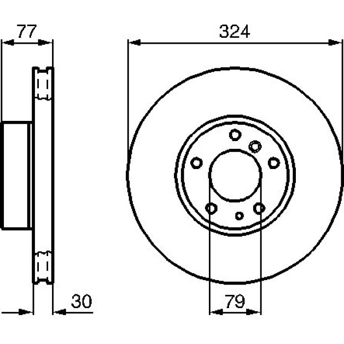 Bosch Bremsscheibe 0 986 479 116 Bosch Bremsscheibe 0 986 479 116