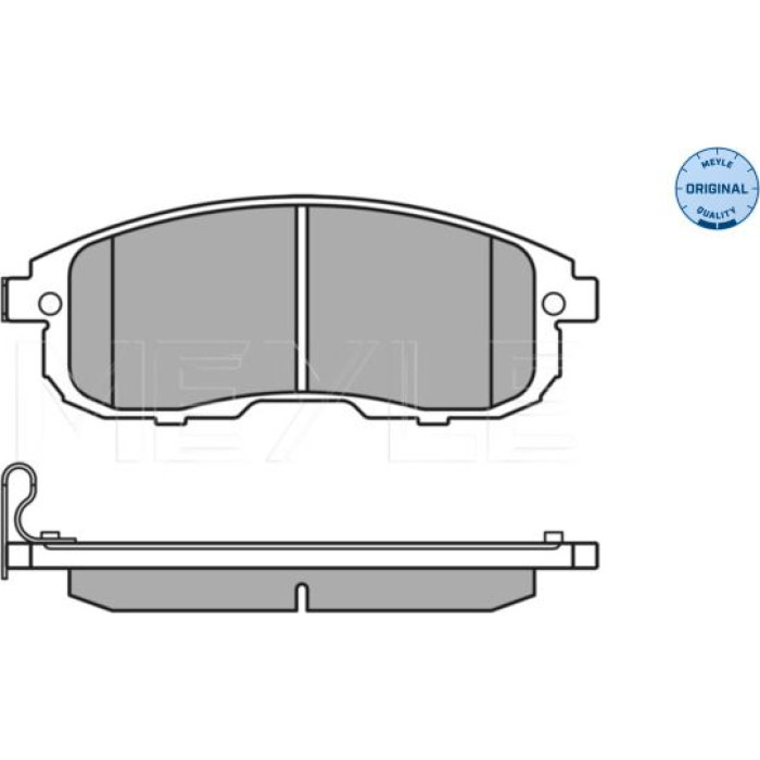 MEYLE Bremsbelagsatz Fiat Sedici/Suzuki Sx4 06- Mit Sensor 025 242 8016/W MEYLE Bremsbelagsatz Fiat Sedici/Suzuki Sx4 06- Mit Sensor 025 242 8016/W