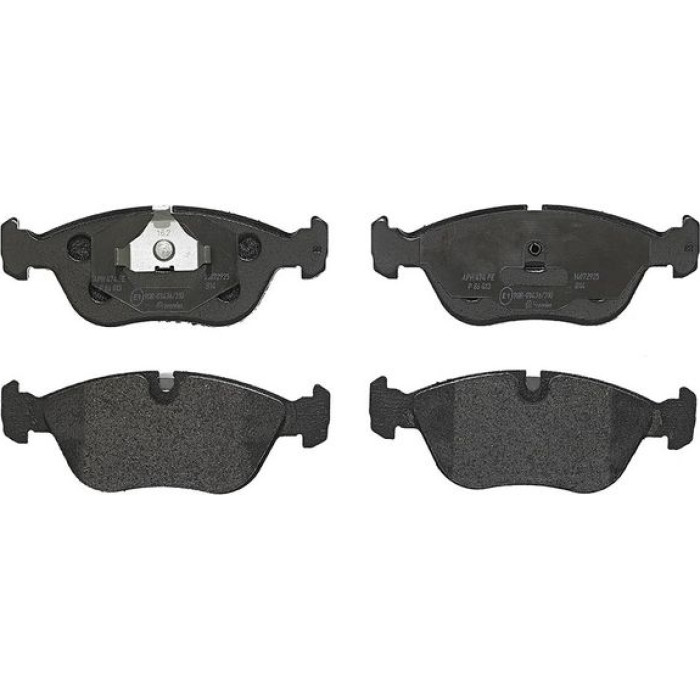 P 86 013 Brembo Prime Bremsbelagsatz Vorderachse – P 86 013 – 156 x 58 x 20 mm – Bremssystem Teves – OE Nummer 271587 P 86 013 Brembo Prime Bremsbelagsatz Vorderachse – P 86 013 – 156 x 58 x 20 mm – Bremssystem Teves – OE Nummer 271587