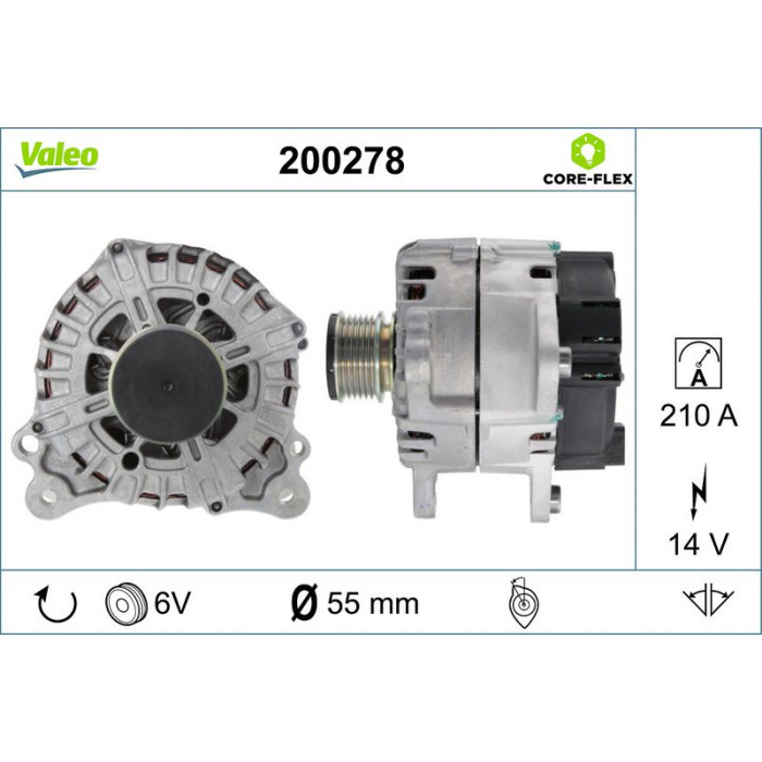 Valeo Lichtmaschine 200278 Valeo Lichtmaschine 200278