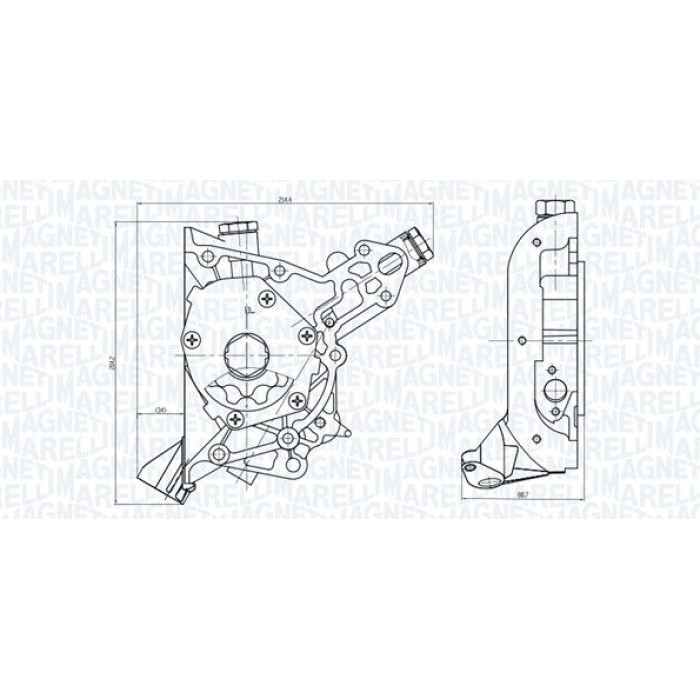 Magneti Marelli Ölpumpe 351516000092