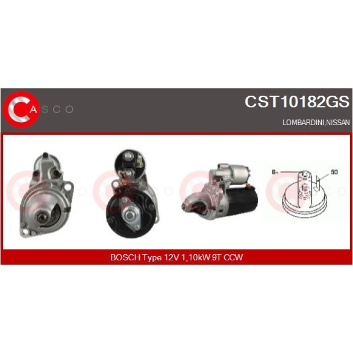 CASCO Anlasser CST10182GS CASCO Anlasser CST10182GS