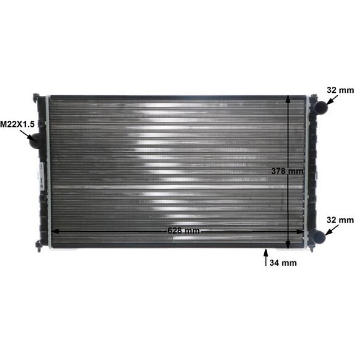 MAHLE Kühler, Motorkühlung CR 395 000S MAHLE Kühler, Motorkühlung CR 395 000S