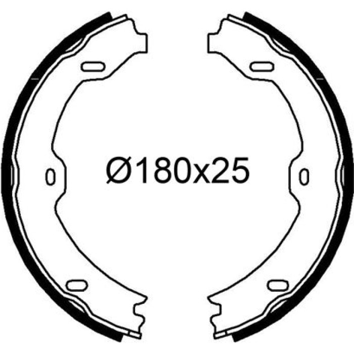 Valeo Bremsbacken 564245