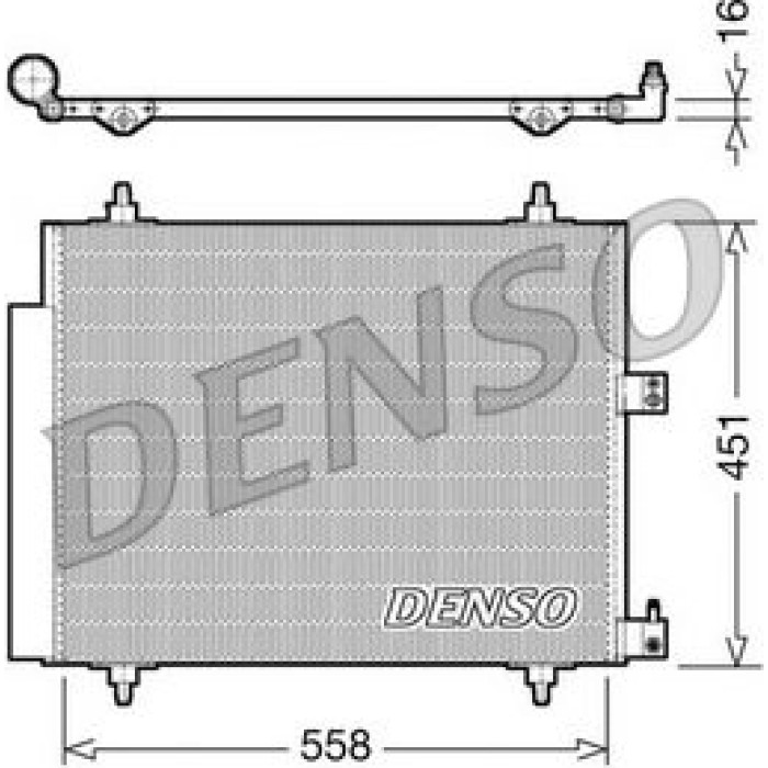 Denso Klimakondensator DCN21005
