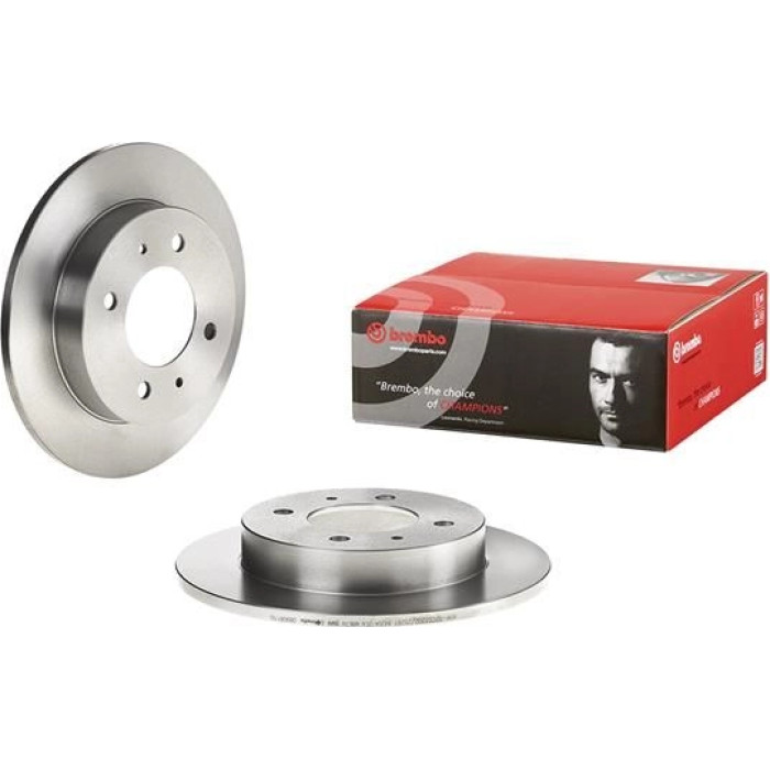Brembo Bremsscheibe Hinterachse 08.9081.10 Brembo Bremsscheibe Hinterachse 08.9081.10