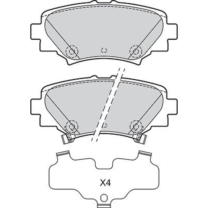 Valeo Bremsbelagsatz 601736