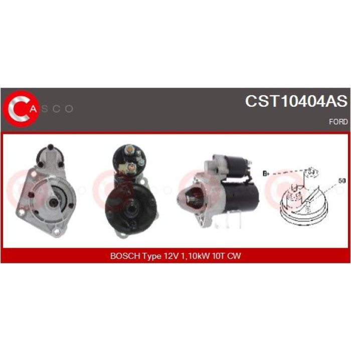 CASCO Anlasser CST10404AS CASCO Anlasser CST10404AS