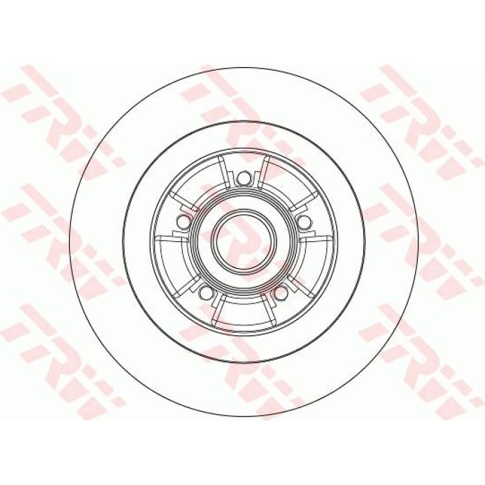 TRW Bremsscheibe DF6202BS TRW Bremsscheibe DF6202BS