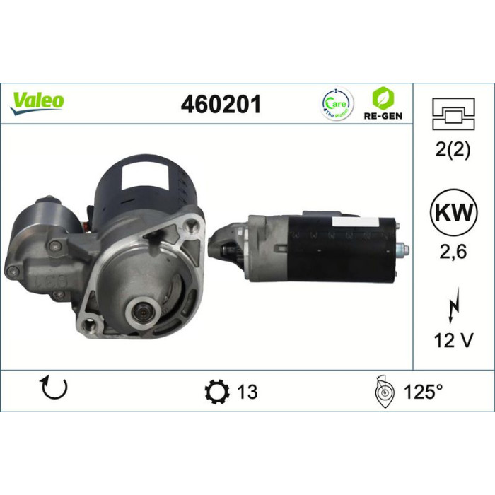 Valeo Anlasser 460201 Valeo Anlasser 460201