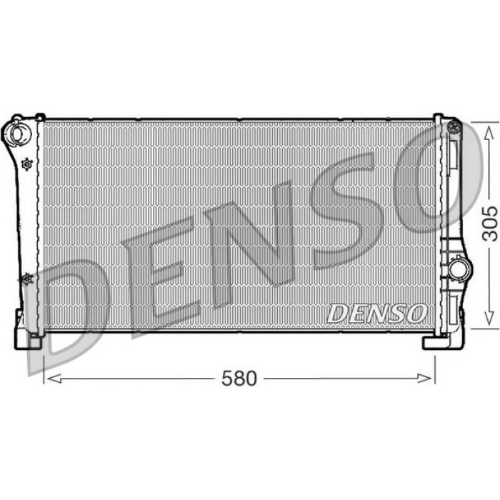 Denso Motorkühler DRM09104 Denso Motorkühler DRM09104