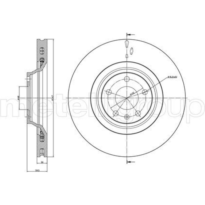 Cifam Bremsscheibe 800-868C
