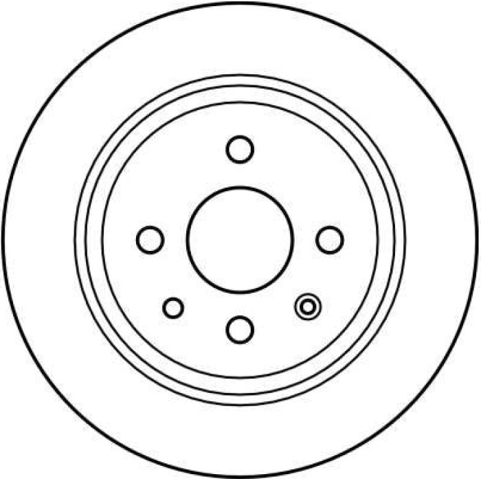 TRW Bremsscheibe DF2614 TRW Bremsscheibe DF2614