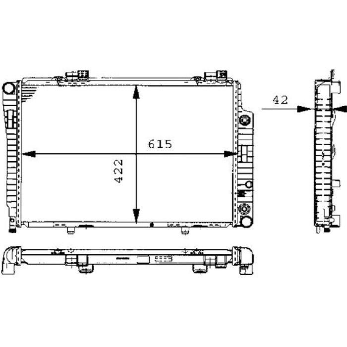 MAHLE Kühler, Motorkühlung CR 248 000S