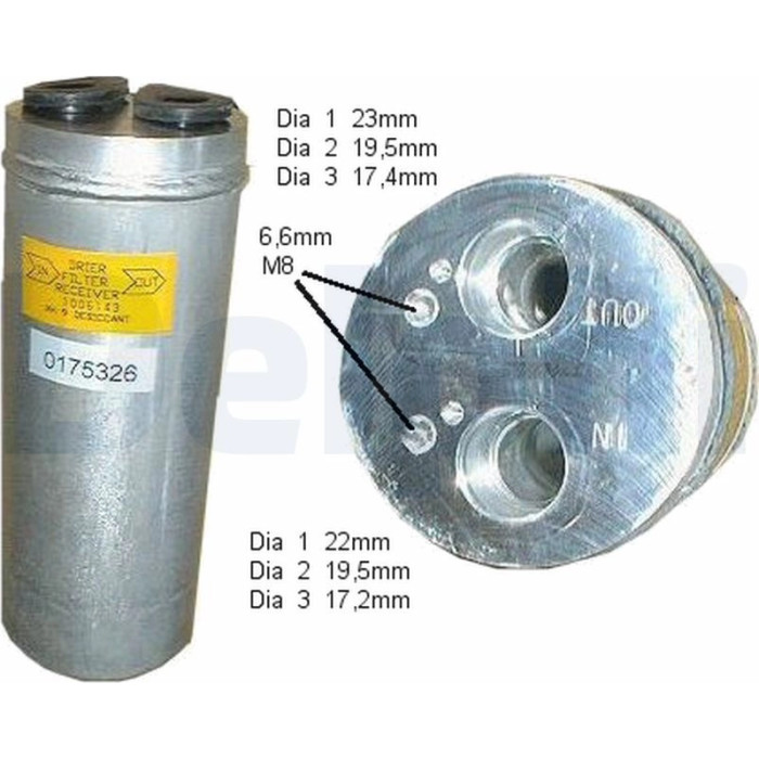 Delphi Klimatrockner TSP0175326 Delphi Klimatrockner TSP0175326