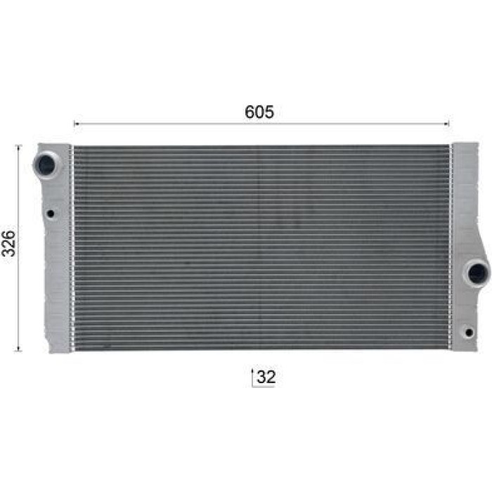 MAHLE Kühler, Motorkühlung CR 2110 000S