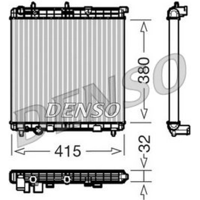 Denso Motorkühler DRM07011 Denso Motorkühler DRM07011