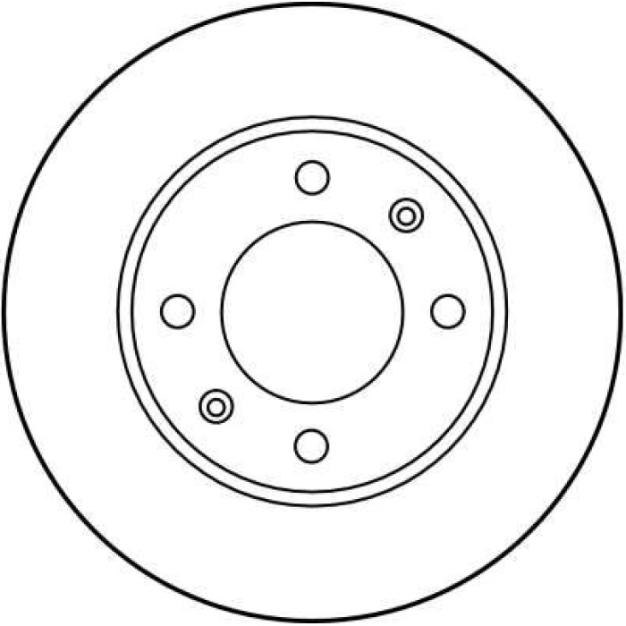 TRW Bremsscheibe Peugeot 205 DF1224 TRW Bremsscheibe Peugeot 205 DF1224