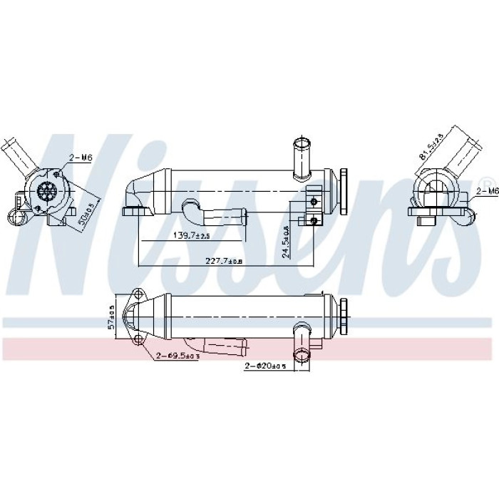Nissens AGR-Kühler 989430 Nissens AGR-Kühler 989430
