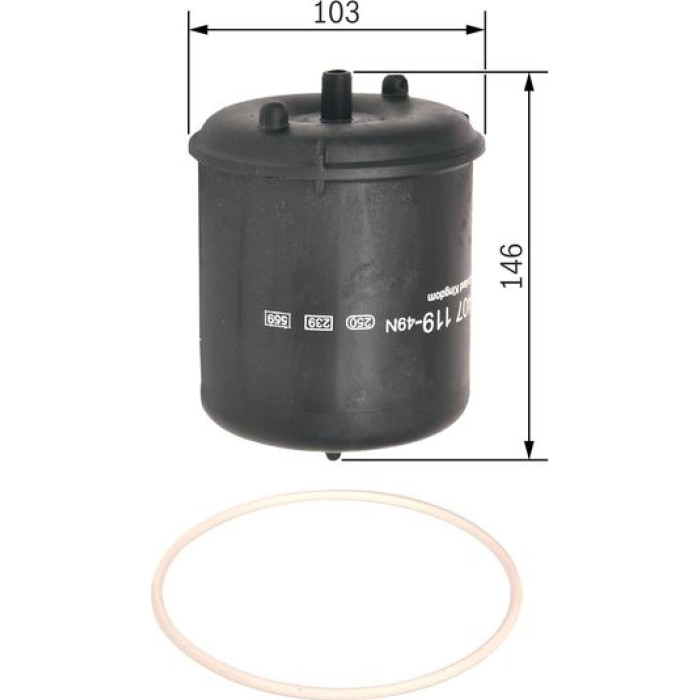 Bosch Ölfilter F 026 407 119 Bosch Ölfilter F 026 407 119