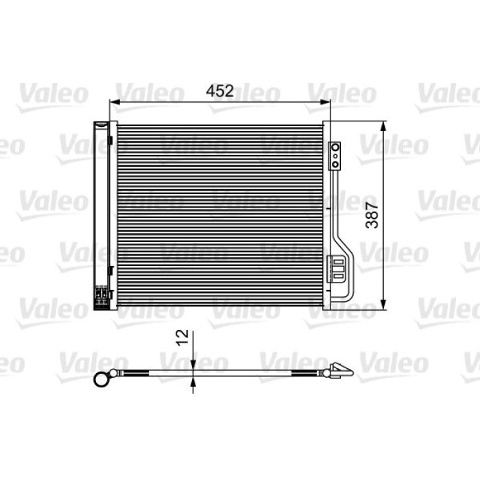 Valeo Klimakondensator 814114 Valeo Klimakondensator 814114