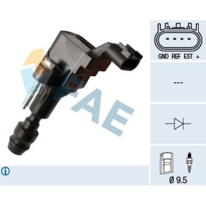 FAE Zündspule 80329 FAE Zündspule 80329