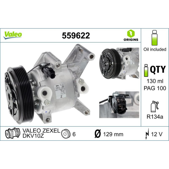 Valeo Klimakompressor 559622 Valeo Klimakompressor 559622