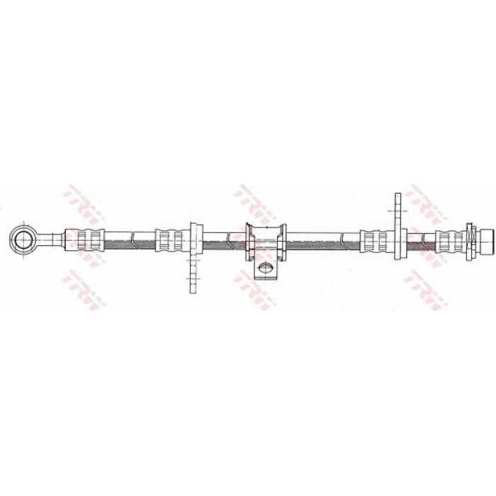 TRW Bremsschlauch PHD101