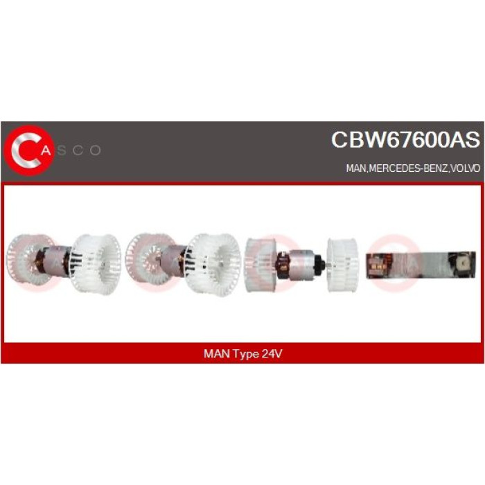 CASCO Motor, Lüfter CBW67600AS