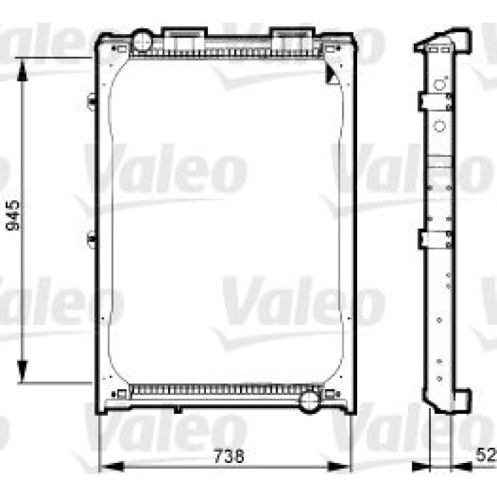 Valeo Motorkühler 733430