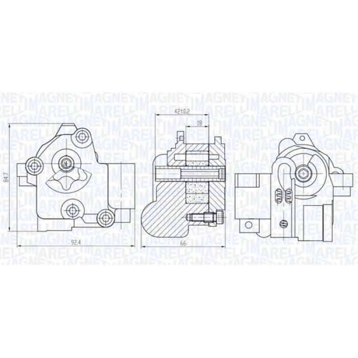 Magneti Marelli Ölpumpe OP0013 Magneti Marelli Ölpumpe OP0013